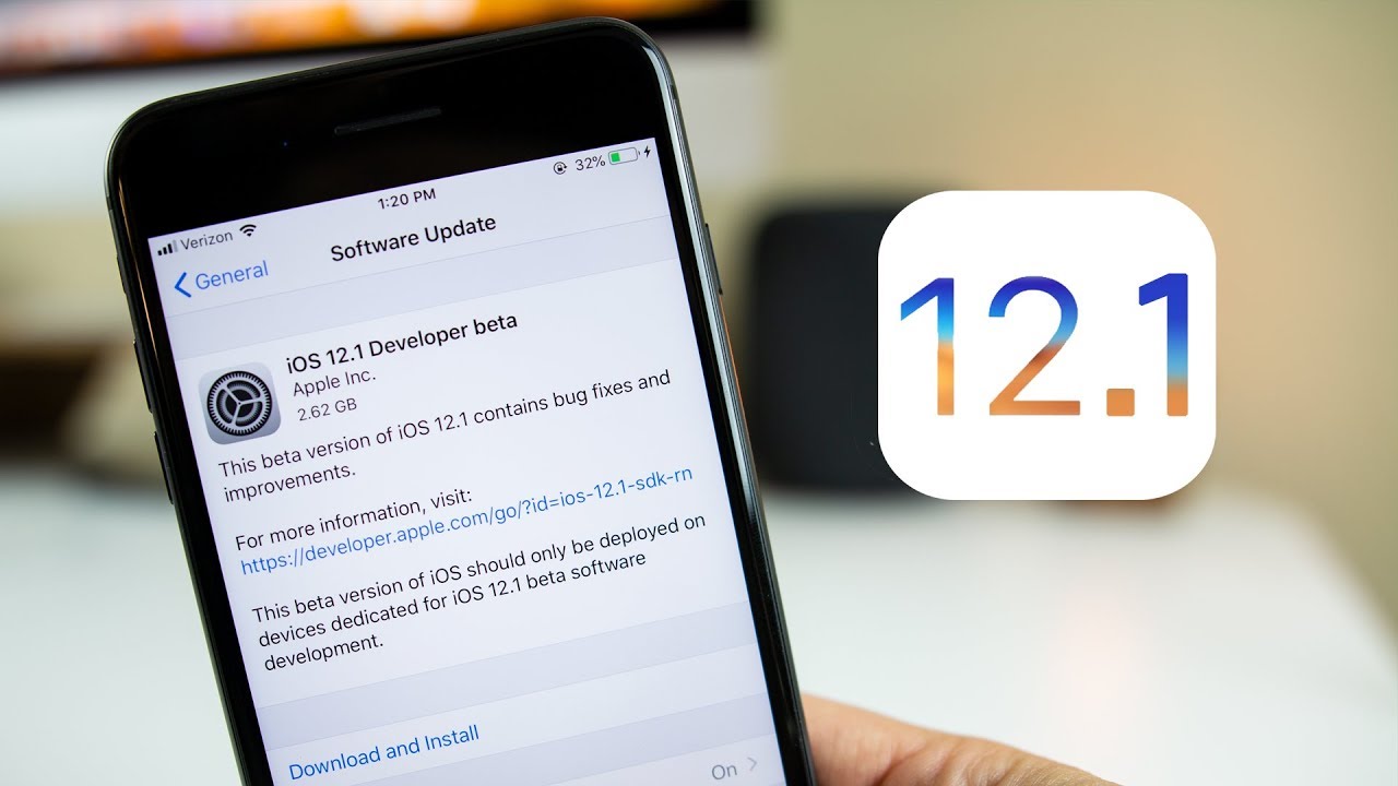 Cum descarc iOS 12.1?