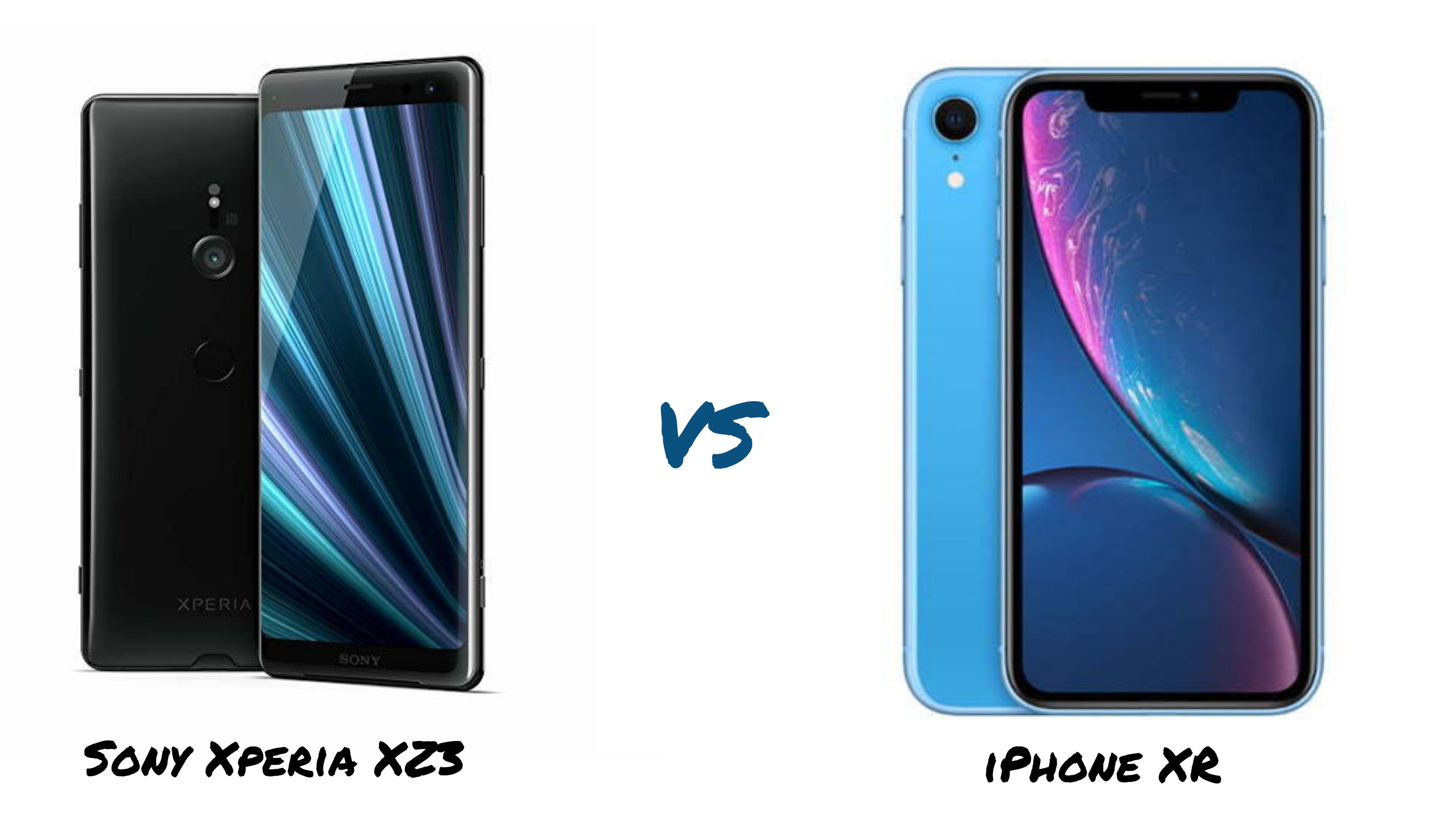 Sony Xperia XZ3 vs iPhone XR