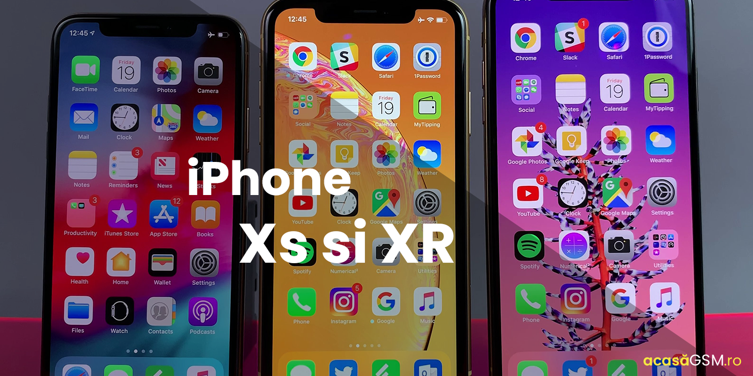 Problema cu iPhone XS si XR
